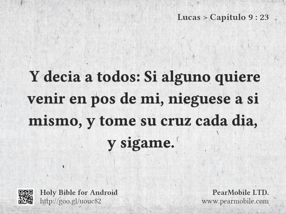 Lucas, Capítulo 9:23